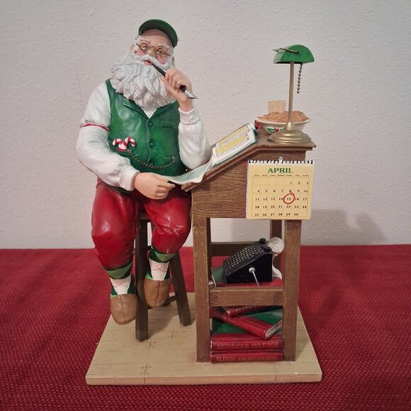 Danbury Mint CPA Santa The Accounting Christmas Collection Holiday Rare - Picture 1 of 16